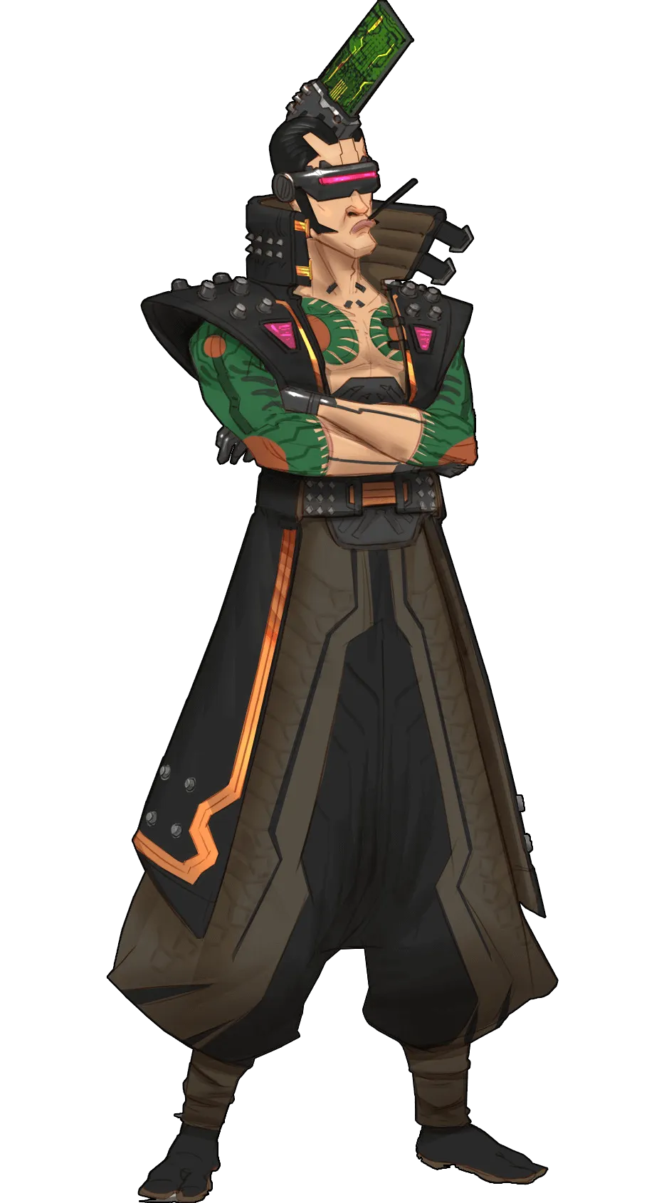 A Yakuza enforcer from the video game Ghost Modem