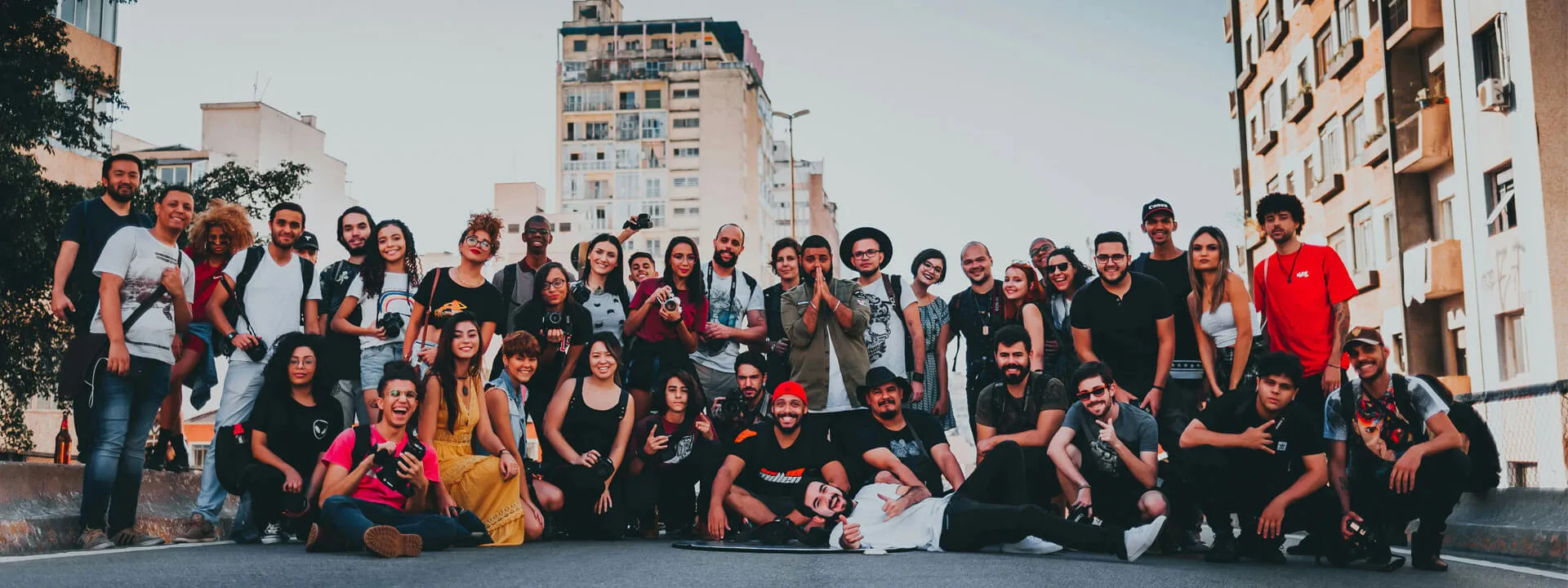 A group photo of our team